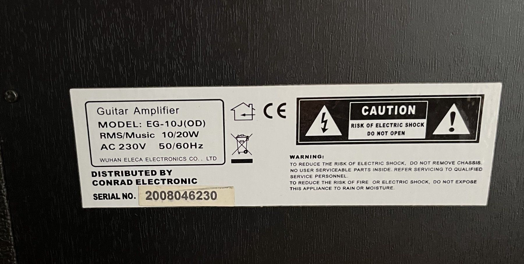 Amplificatori: Eleca EG-10J Gitarrenverstärker – Usato da Zürich venduto da baracuda8048 2