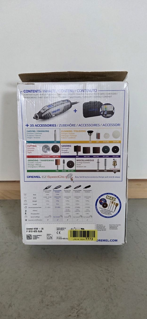 Dremel Alle Werkzeuge: Dremel 4250-35 Multitool 175W + Zubehör – Neu (gemäss Beschreibung) aus Küssnacht am Rigi von _DealFactory_ 2