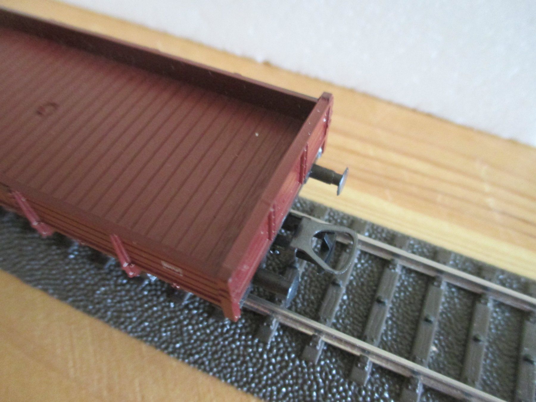 Roco Modellini di ferrovie: Roco H0 DC DB Flachwagen – Usato da Breitenbach venduto da anti11 2