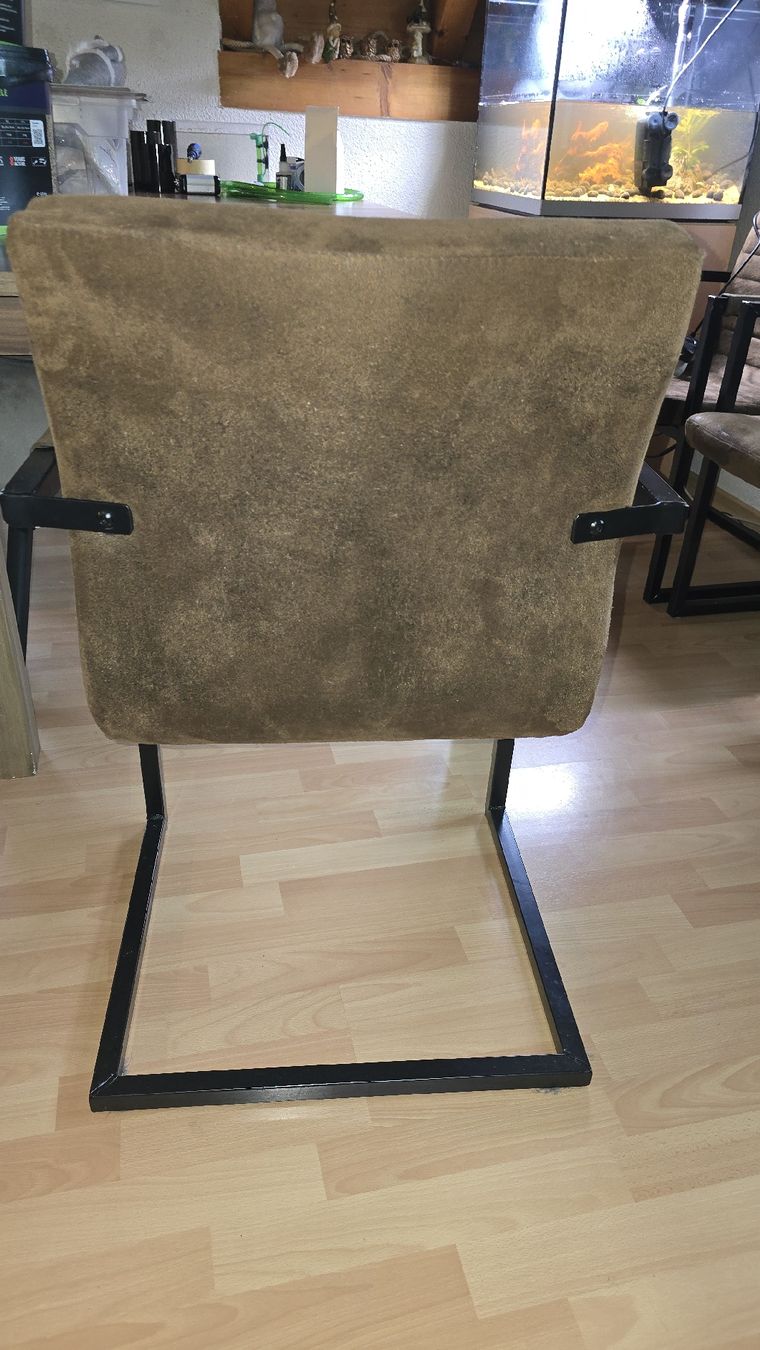 Chaises: 4 Stühle Freischwinger braun – D'occasion à Aadorf par Blutengel1980 3