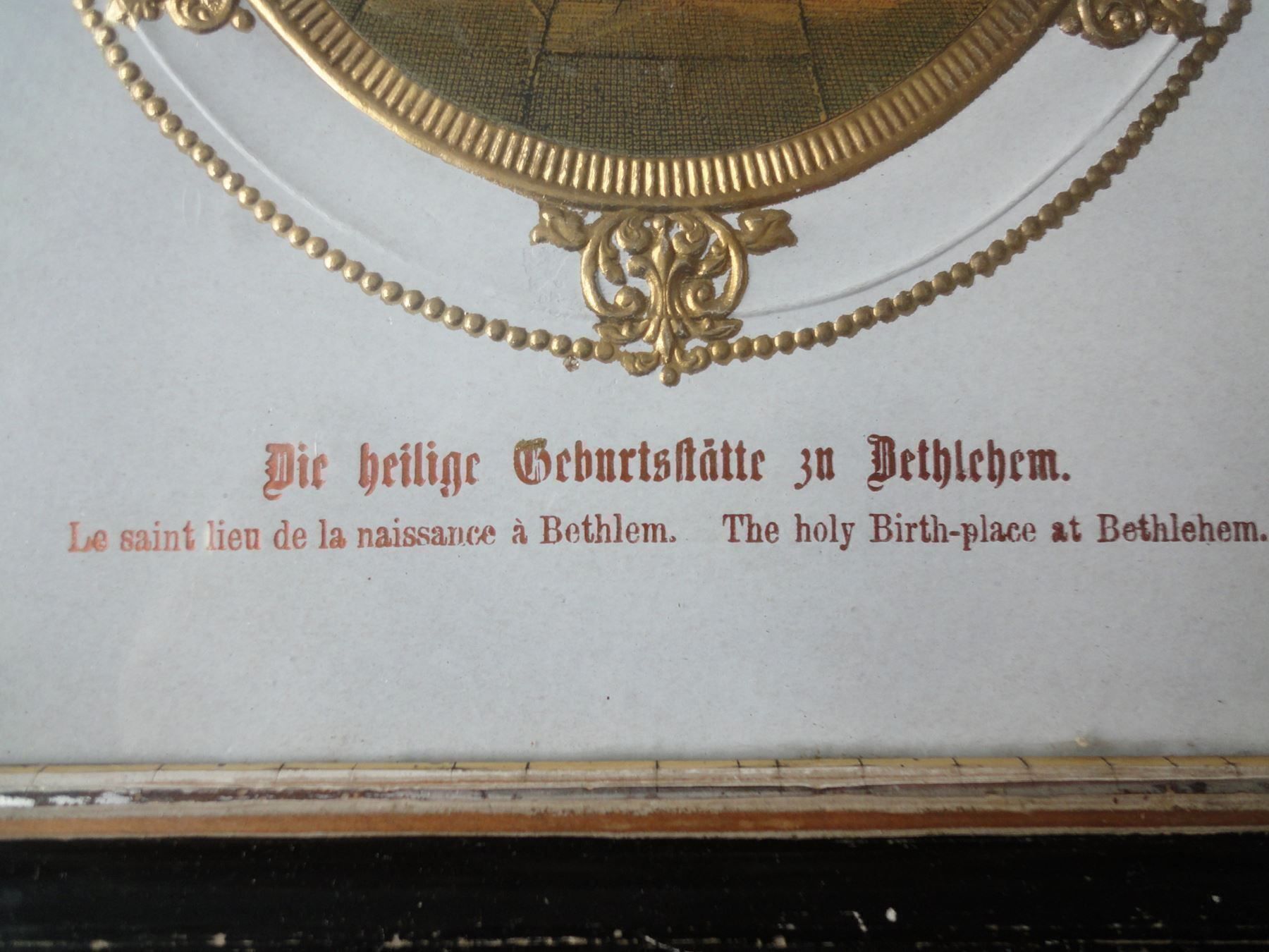 Grafica & Litografie: Relief-Litho  Heiligenbild Geburtstätte – Usato da Chur venduto da omonia 3