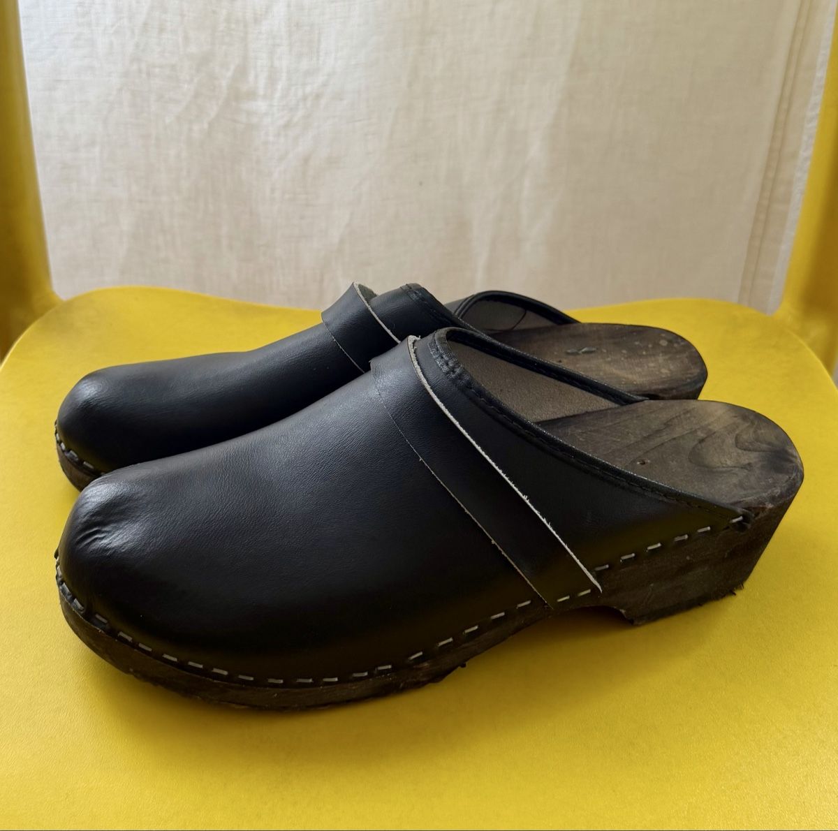 Scarpe da uomo: Original Swedish Clogs Leder Dunkelblau Gr. 40 – Nuovo (secondo la descrizione) da Zürich venduto da dta_k2q9 2