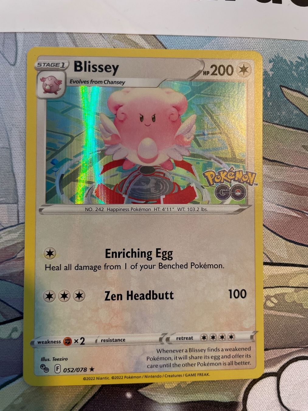 Pokémon Carte collezionabili: 052/078 Blissey holo Pokemon Go EN – Usato da Niederweningen venduto da rimicanardo 1
