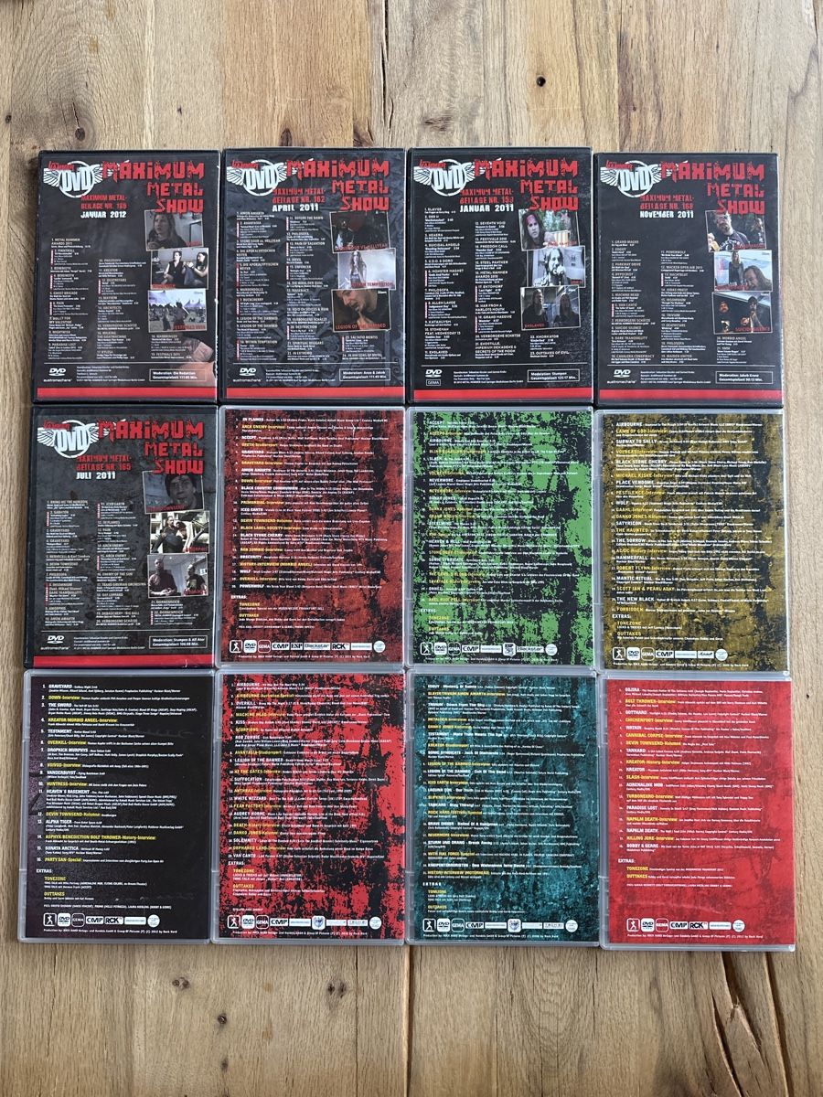 Maximum Metal & Rock Hard DVD Sammlung (Gebraucht) in Niederwil SG für ...