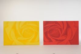 Öl auf Leinwand, je 40 x 60 cm