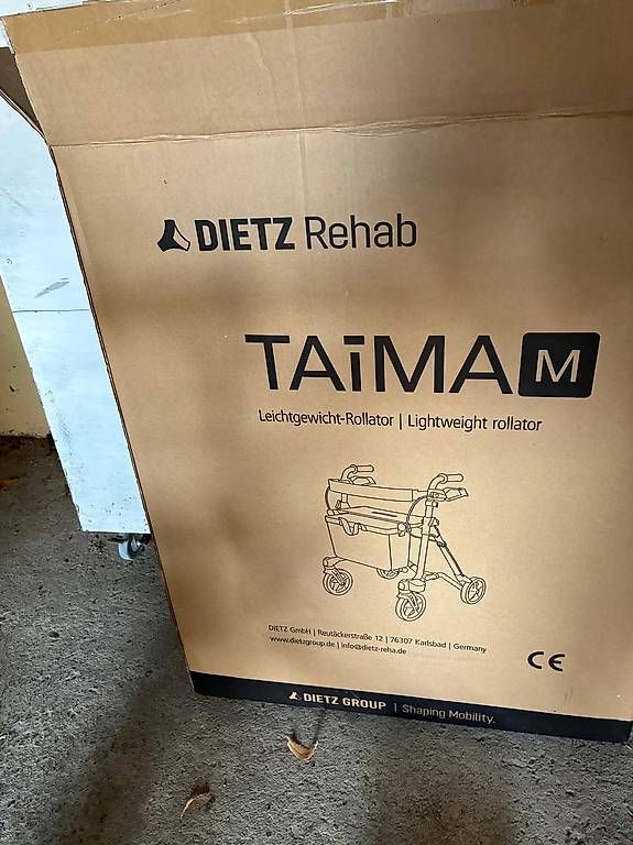 Gehhilfen: Déambulateur Rollator Dietz Taima M C1  Vert Métallisé – Gebraucht aus Bourguillon von inthenightprod. 1