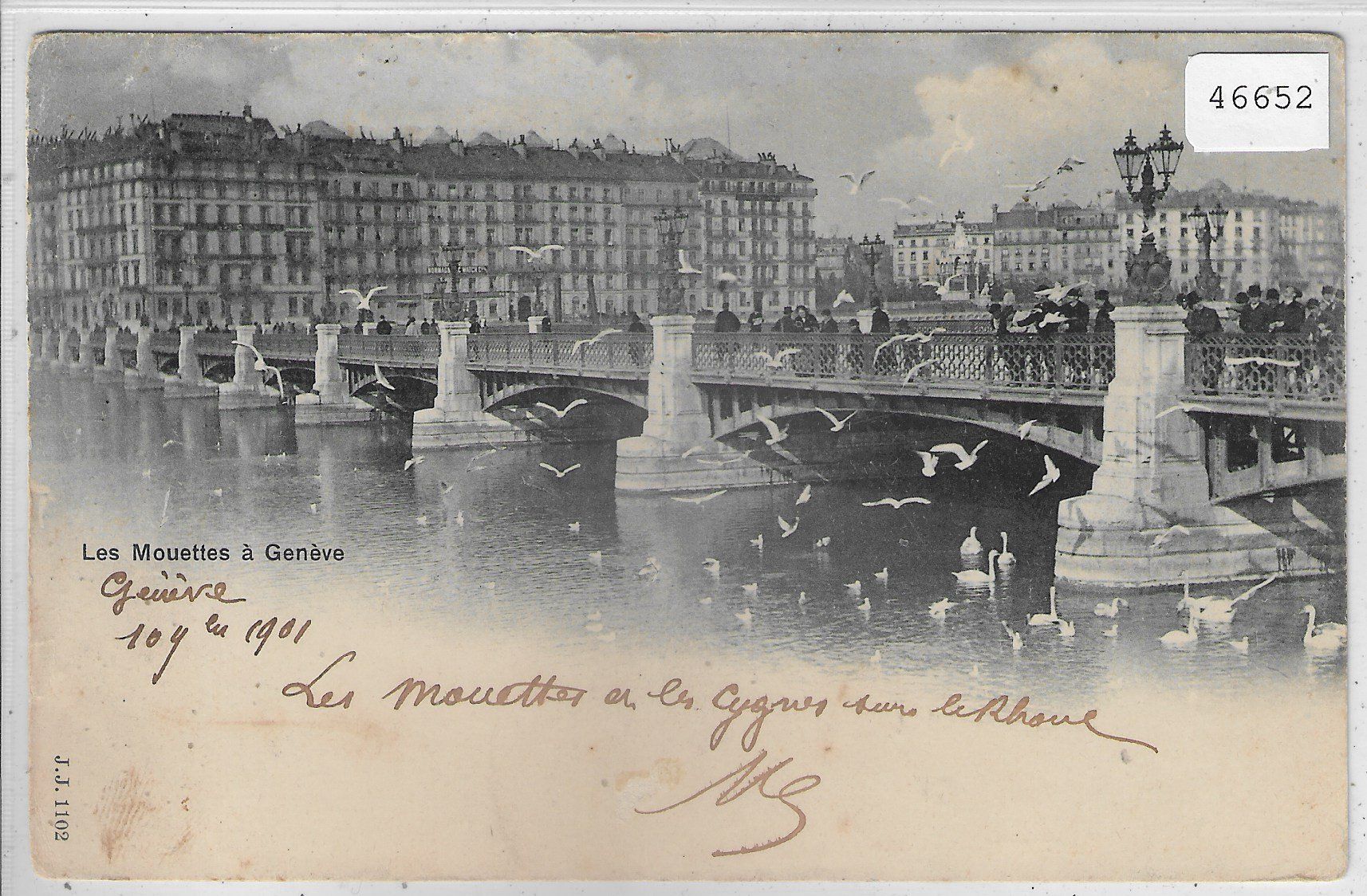 Cartoline postali: Les Mouettes a Geneve – Usato da Ettingen venduto da Kartenplanet