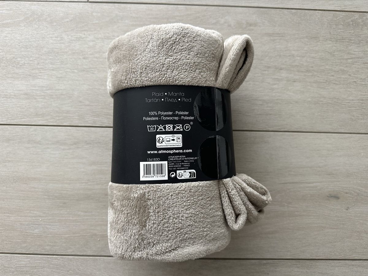 Coperte: Plaid Atmosphera 125x150cm NEUF – Nuovo e nell'imballaggio originale da Promasens venduto da Toblerone83 1