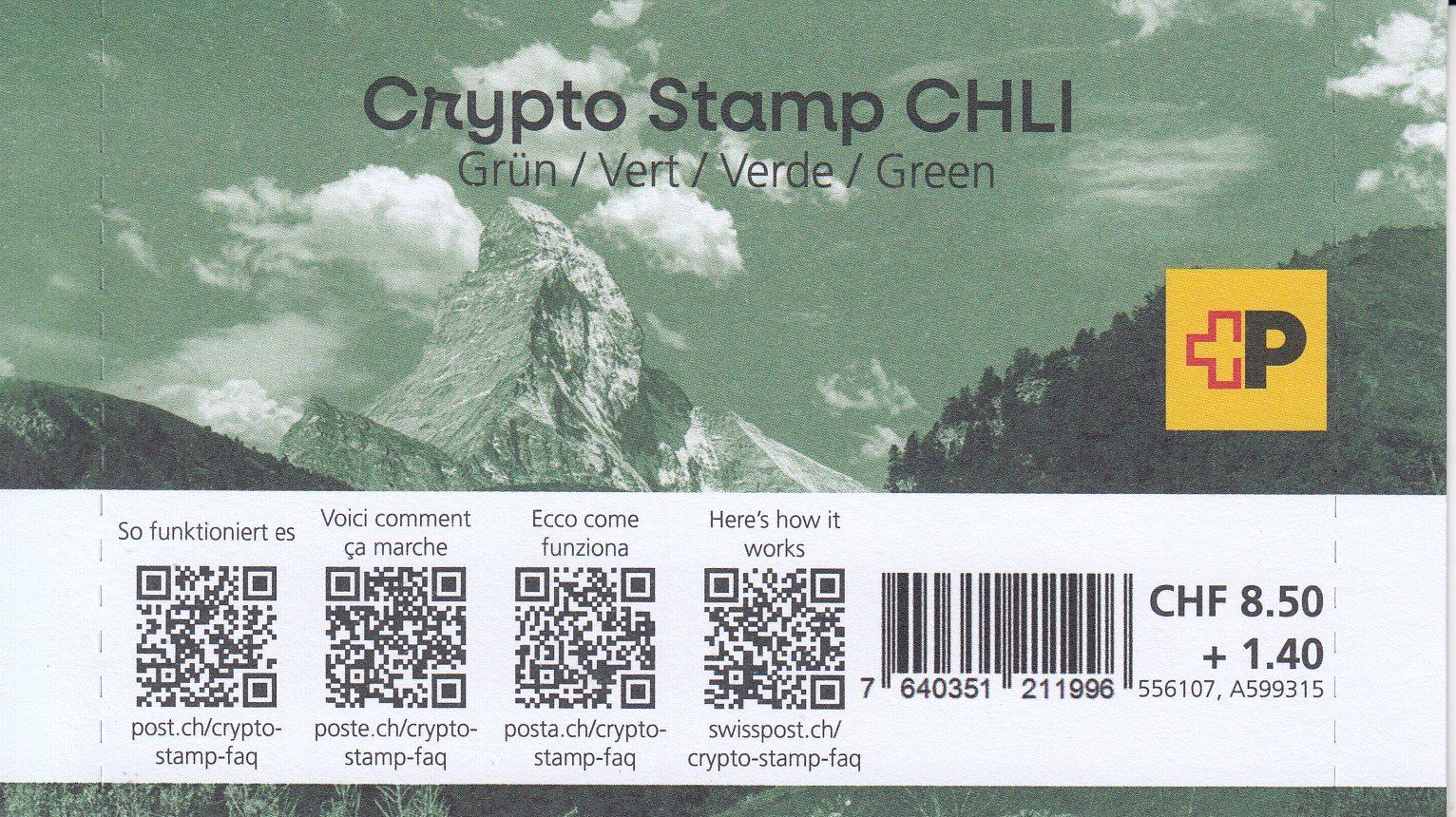 Alle Briefmarken: Crypto-Marke CHLI Kuh grün – Neu (gemäss Beschreibung) aus Spreitenbach von Lienbi01