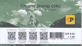 Crypto-Marke CHLI Kuh grün
