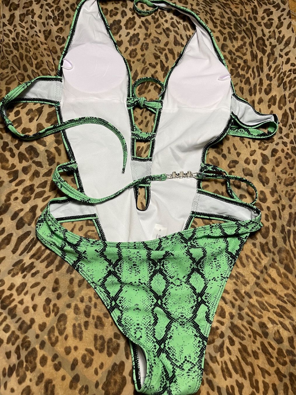 Costumi da bagno & Bikini: Tuta costume da bagno con strisce e di print pitone – Nuovo (secondo la descrizione) da Gordevio venduto da LanaZimm 6