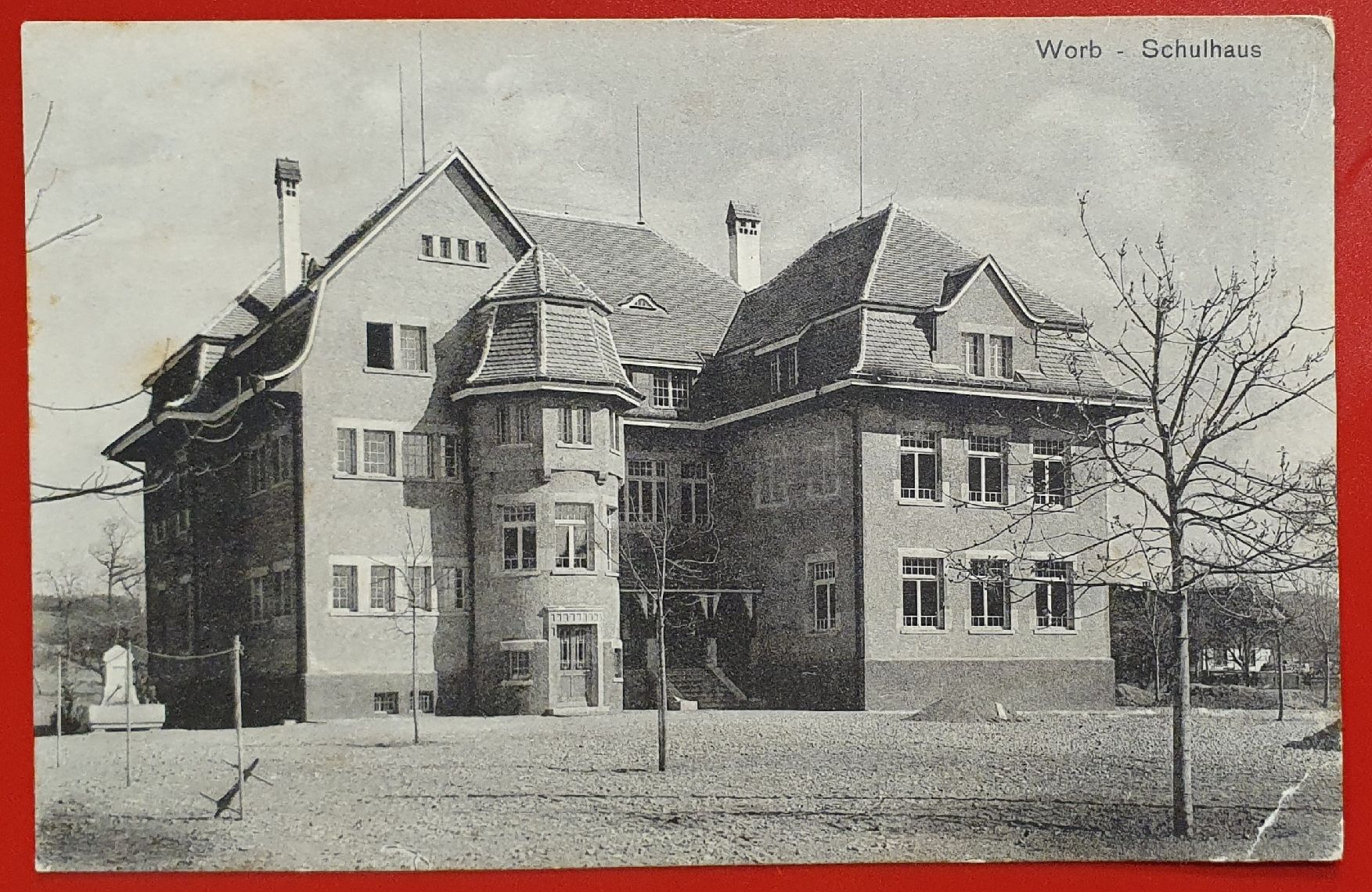 Cartoline postali: Worb 1929 - Schulhaus – Usato da Kreuzlingen venduto da Rschweiz1
