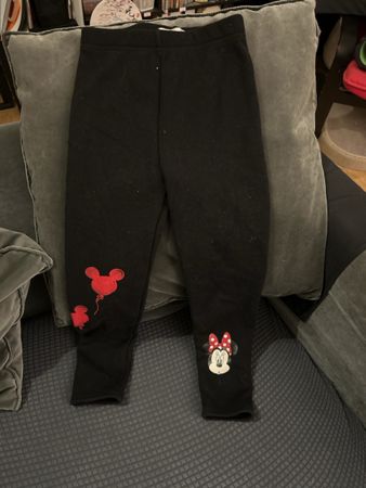 Disney Leggings Mini Peace schwarz Grösse 140 gefüttert