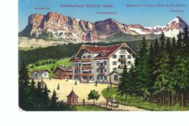 Axalp - Brienz: Alpenkurhaus Bellevue 1911, Faulhorn; Kuster