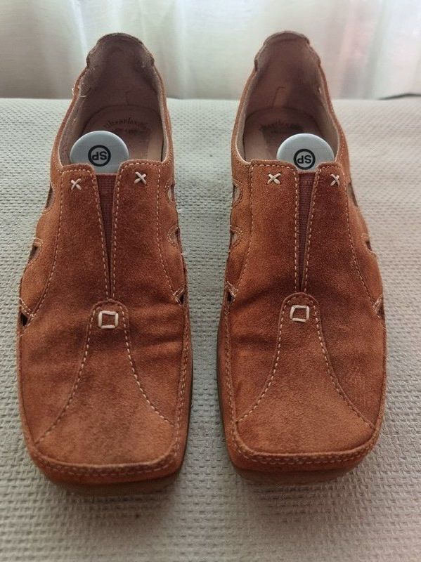 Gabor Scarpe da donna: GABOR Loafer / Halbschuh Wildleder orange, Gr 6 – Usato da Basel venduto da Mamaree