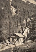 Rosenlaui   BE   -  Schlucht und Hüttli      um 1977