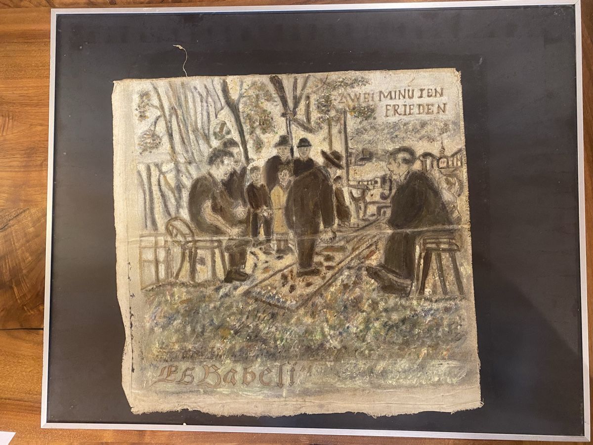 Dipinti: JAKOB GREUTER CH   ART BRUT 1920 ca. – Usato da St. Gallen venduto da Goldband 7