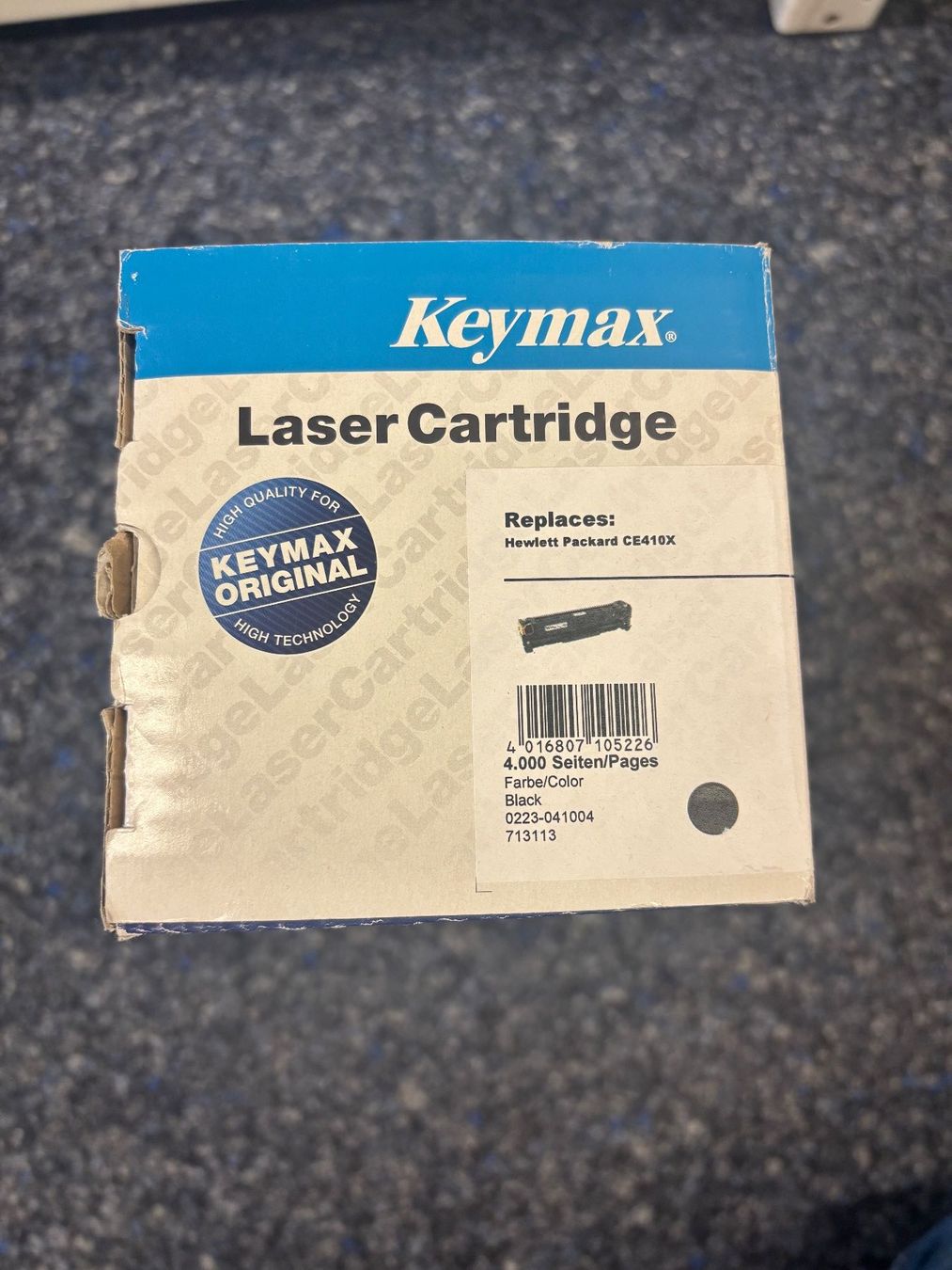 Druckerpatronen & Toner: Keymax Toner CE410X schwarz neu – Neu und originalverpackt aus Aarau von ric_j2fq 1