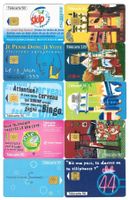 10 Telefonkarten Frankreich