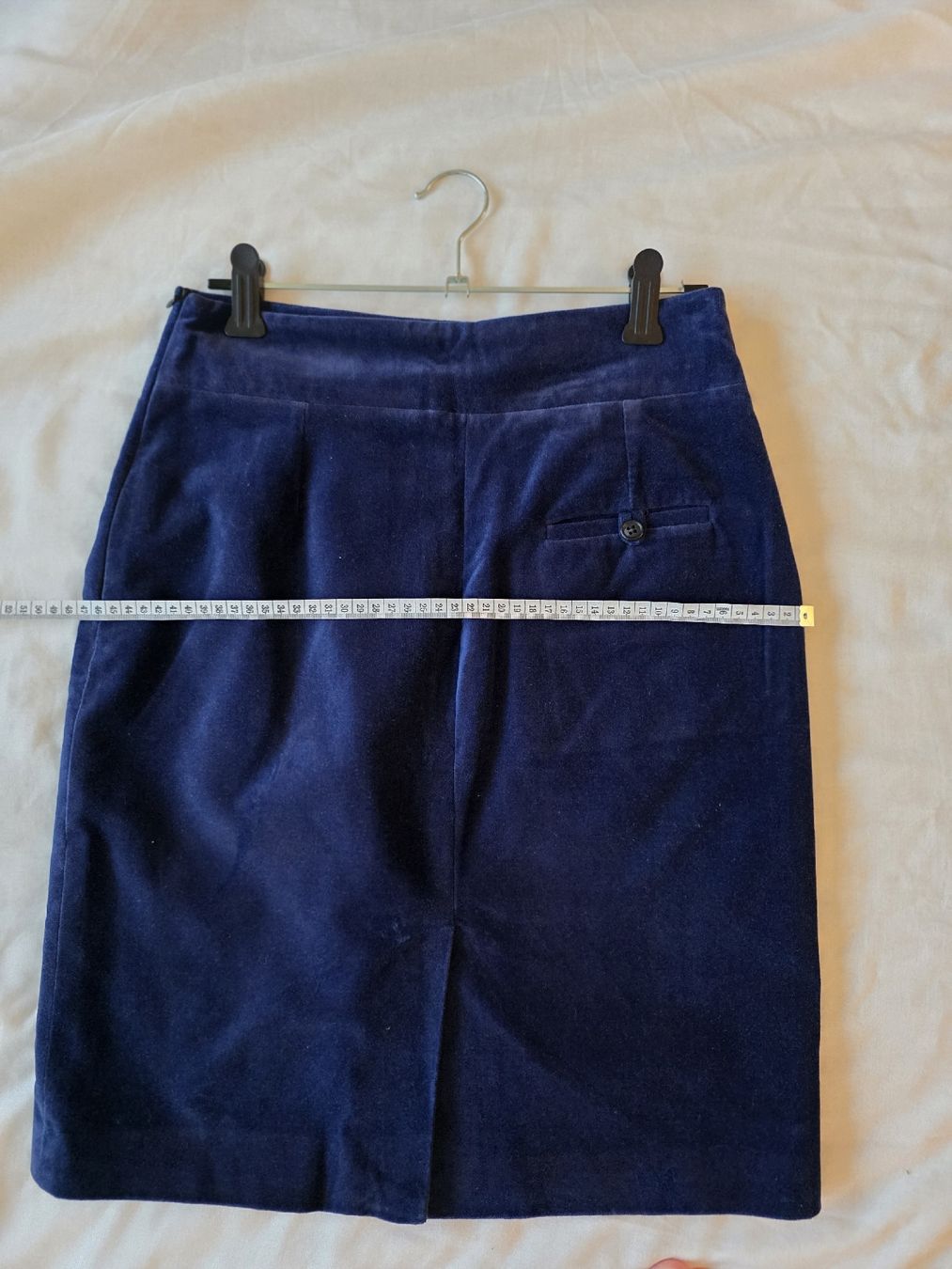 Gonne: Eleganter dunkelblauer Samtrock mit Futter – Usato da Männedorf venduto da san_pnv8 3