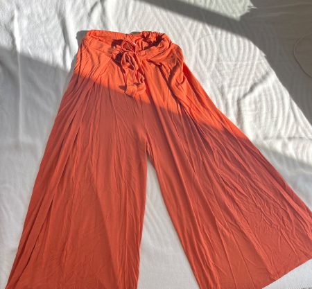 orange Armedangels Stoffhose
