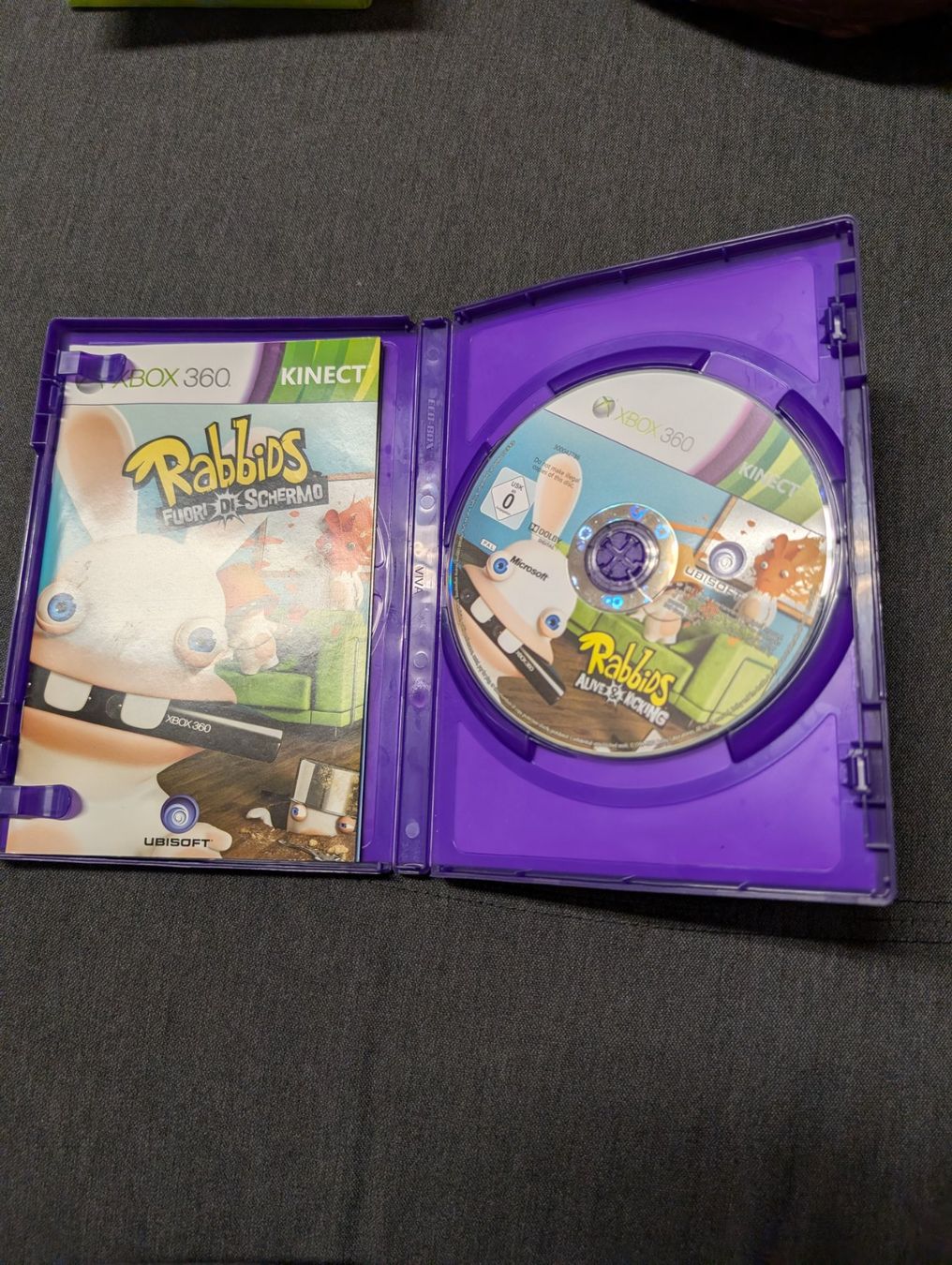 Giochi: Rabbids fuori di schermo Microsoft Xbox 360 – Usato da Giubiasco venduto da Ticinerd 2