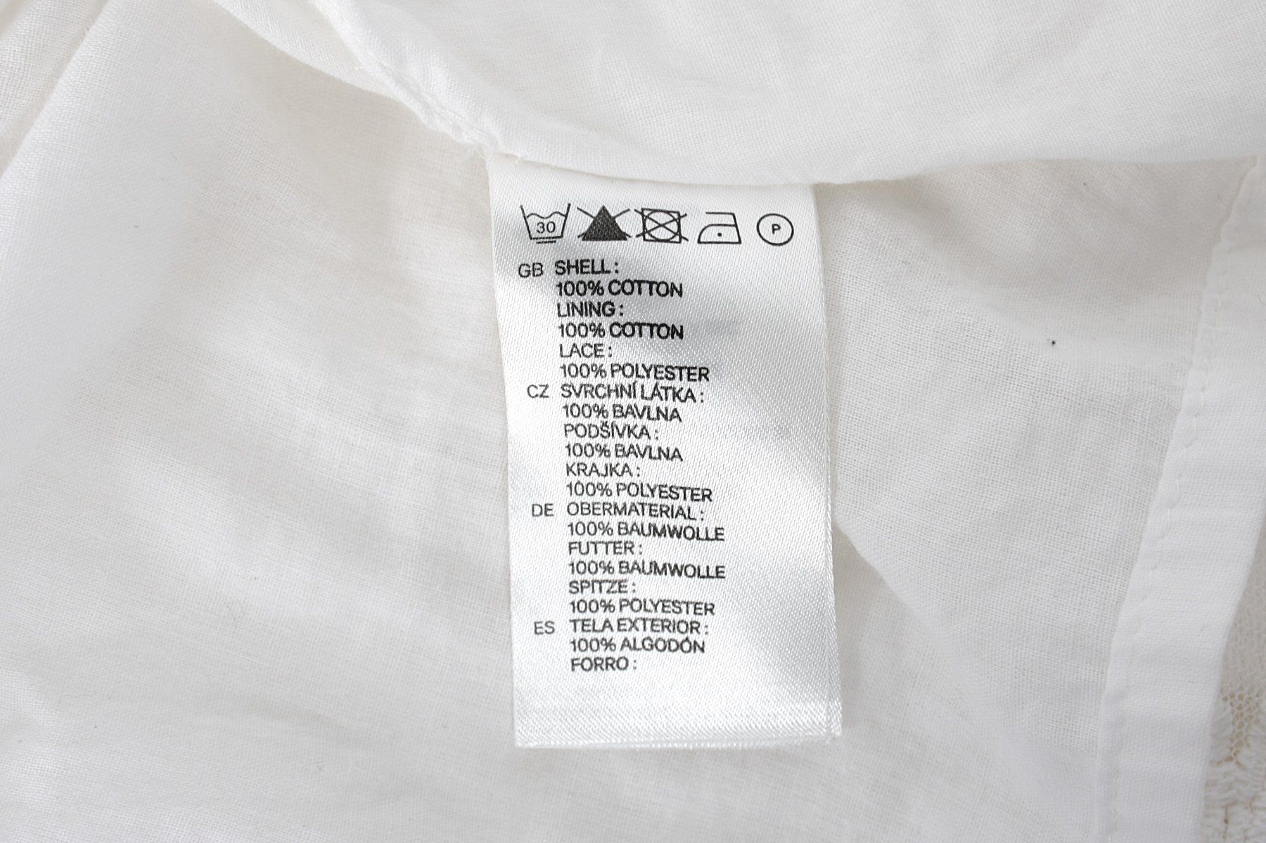 H&M Vestiti: Weisses H&M Blumenkeid – Usato da Zollikofen venduto da Restwert_Zollikofen 1