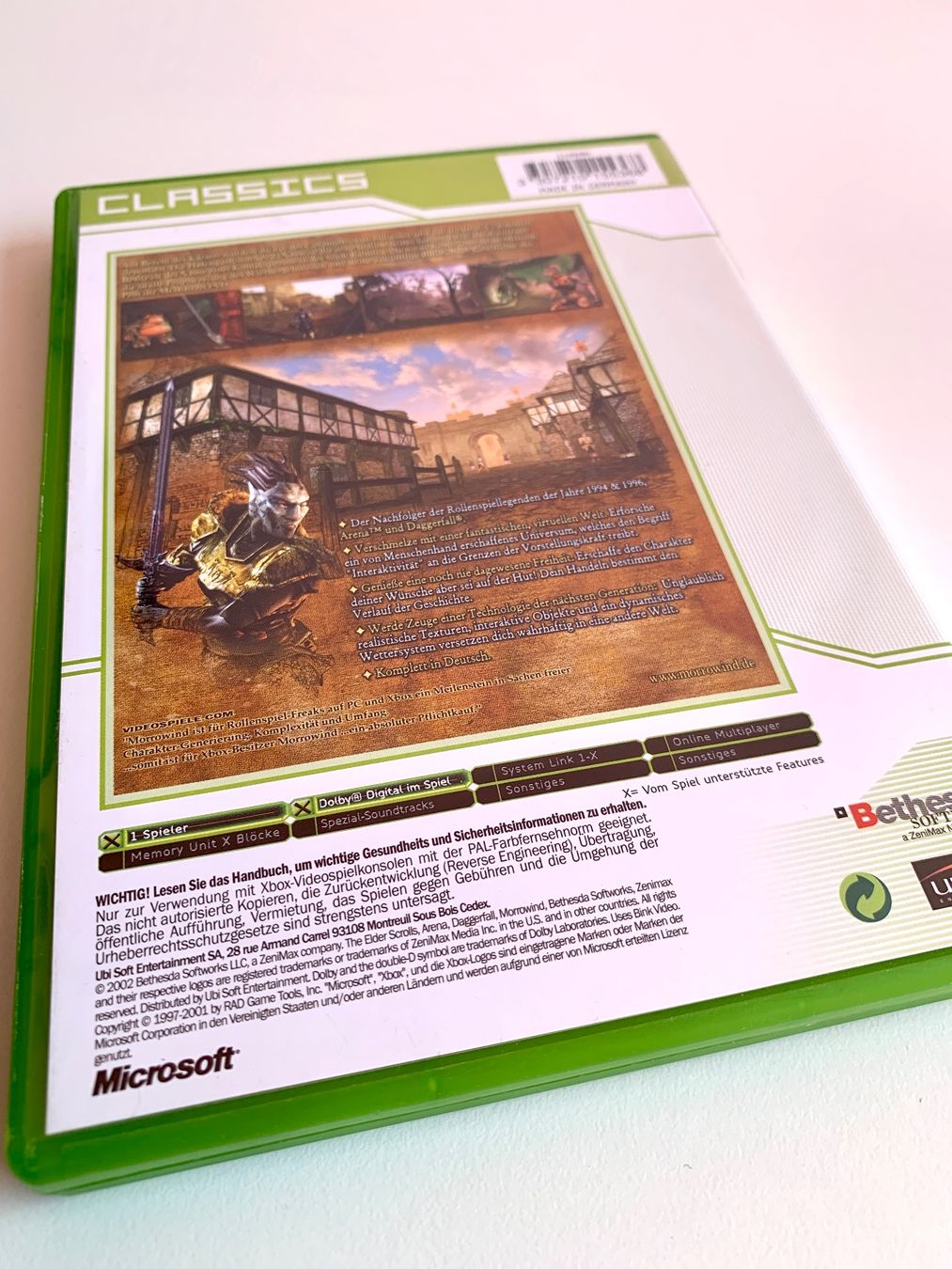 Microsoft Jeux: XBOX: The Elder Scrolls III Morrowind – D'occasion à Kaiseraugst par Marsupower 1