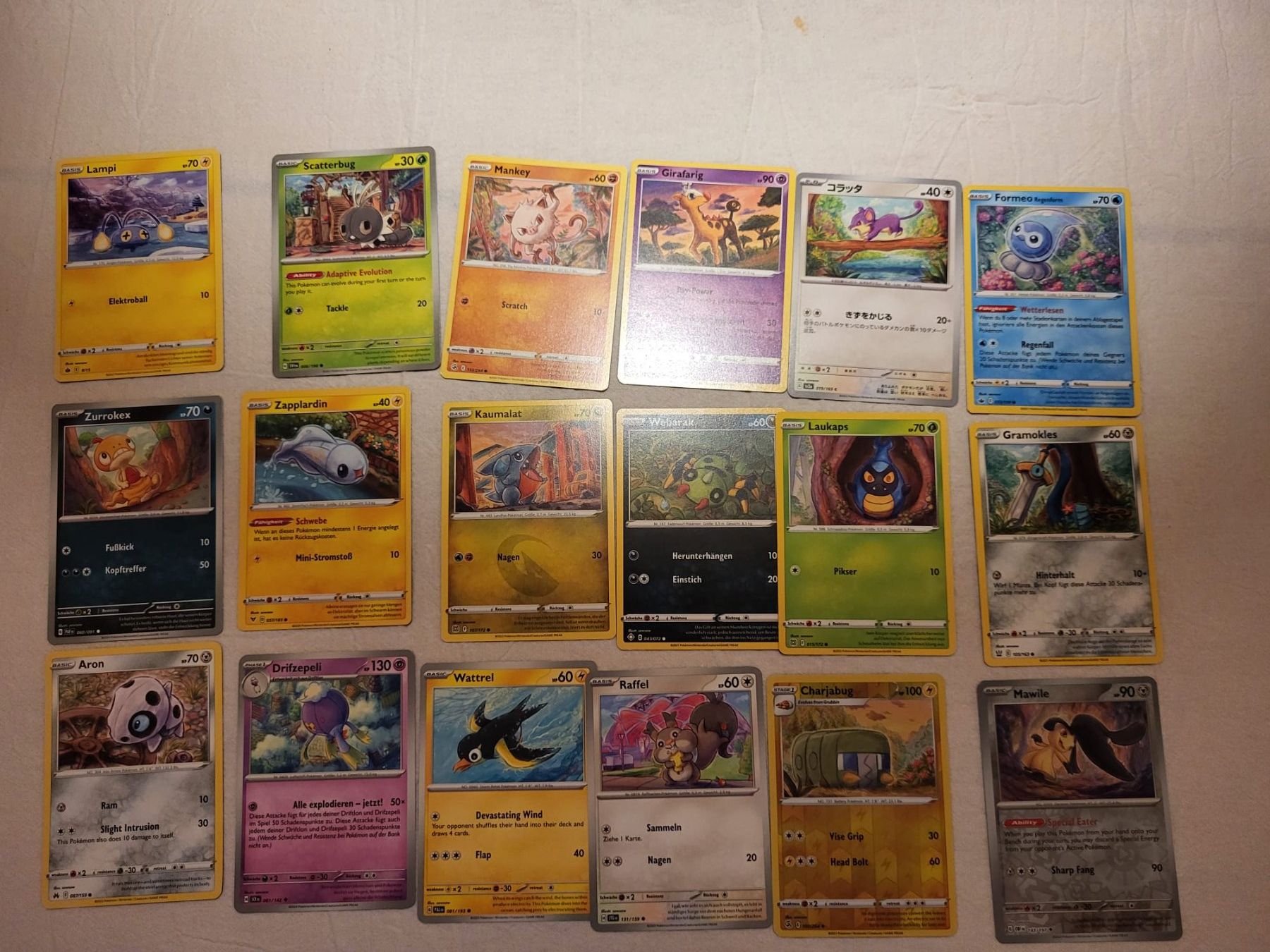 Pokémon Carte collezionabili: sowosow lot – Usato da Erlenbach ZH venduto da ram_mjn5