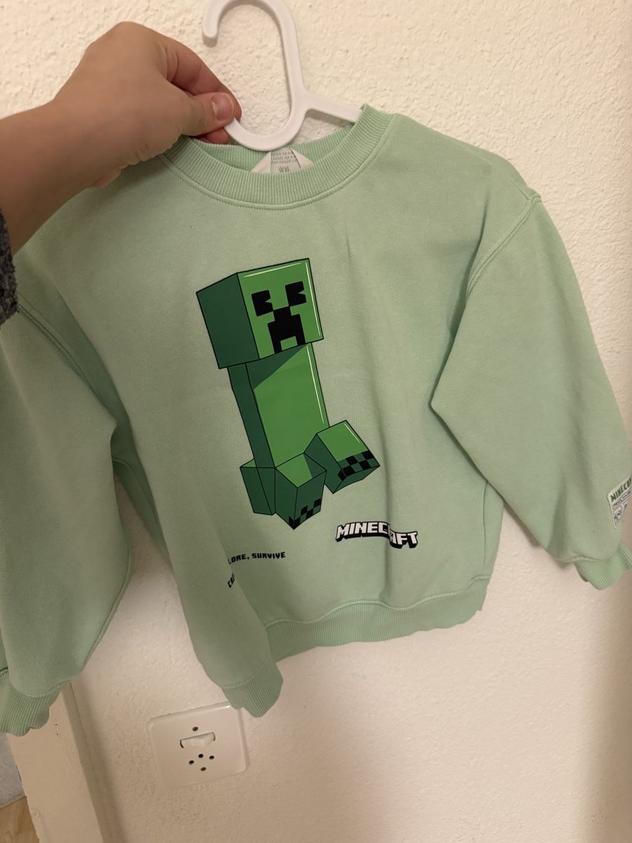 Pullover & Sweatshirts: Minecraft Pullover grün – Gebraucht aus Bolligen von arg_v256