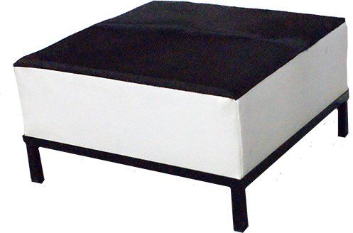 Sgabelli: Hocker Cow XL_schwarz-weiss_80x45cm – Usato da Bremgarten AG venduto da outdoorlounge