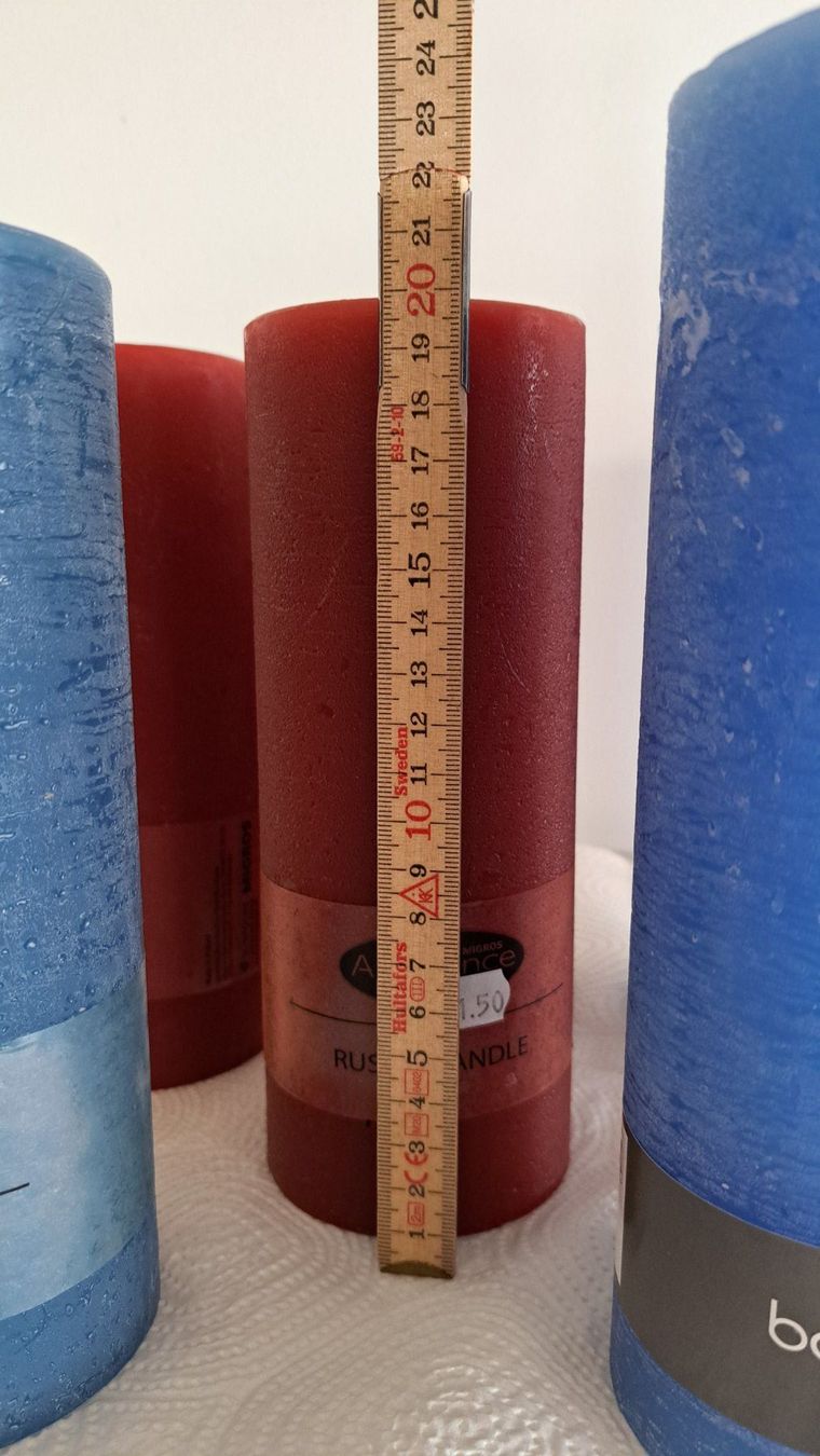 Bougies: 8 Stk. Kerzen, verschiedene Farben,  Neuwertig – Neuf (Voir description) à Langendorf par thesi246 1