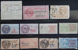 Frankreich Lot mit alten Werten XXVII