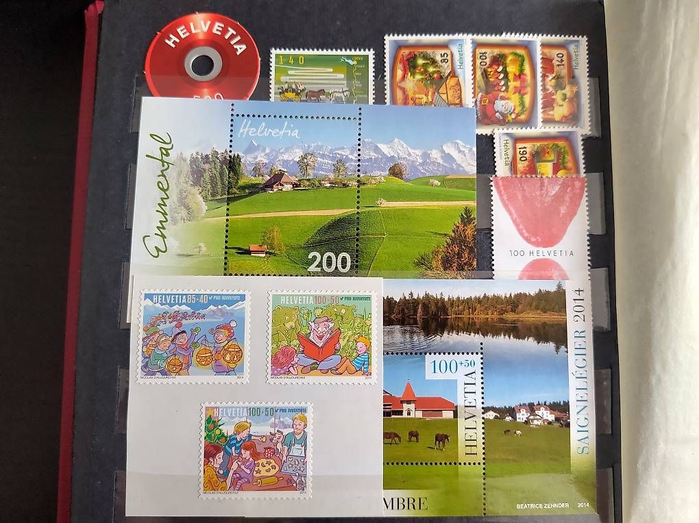 Tutti i francobolli: Jahresserie 2014 Post Briefmarken postfrisch – Nuovo (secondo la descrizione) da Wohlen AG venduto da gnabbr 2