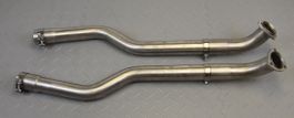 Jaguar V12 Center Auspuff Rohre R+L