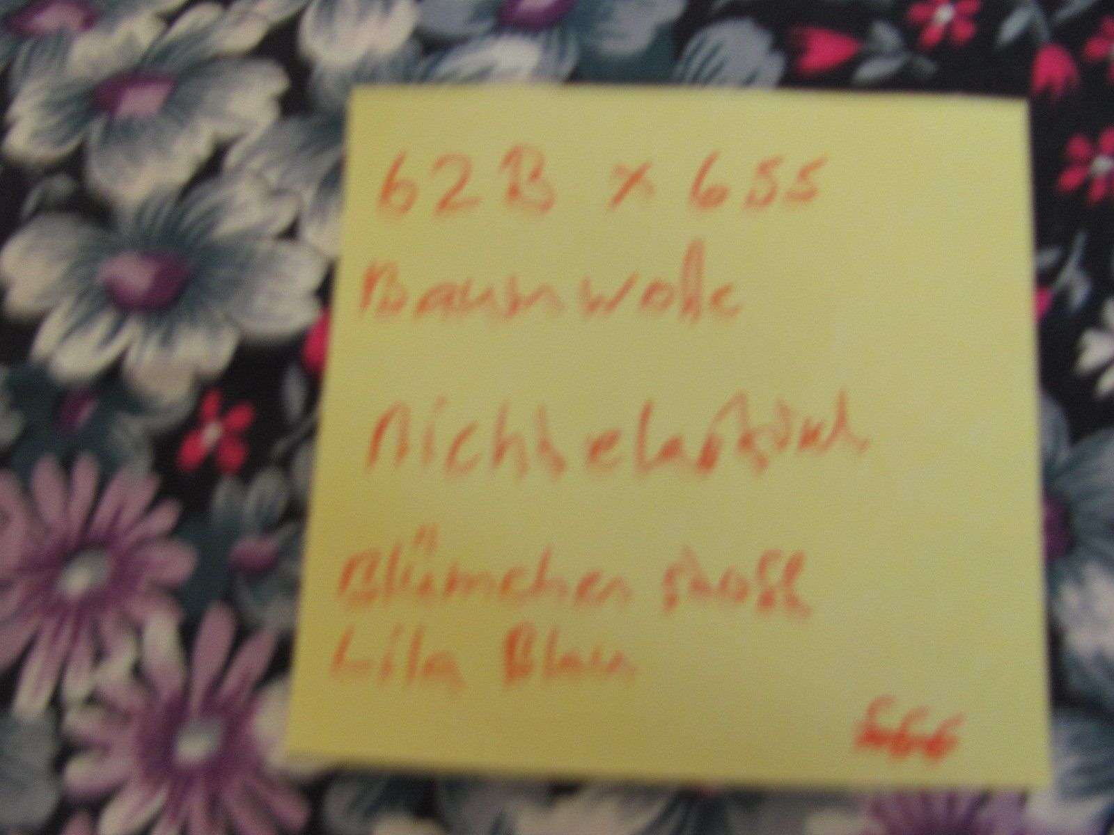 Tessuti: Blumenstoff Baumwolle, neuwertig, 62x655cm – Nuovo (secondo la descrizione) da Kriens venduto da Miracle49 3