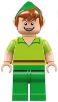 LEGO Disney dis087 Peter Pan - Minifigure, Bright Green Legs