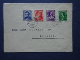 1935 Pro Juventute FDC mit Attest  SBK2026 1500.00