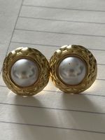 Jolis clous d’oreilles vintage perles neuves