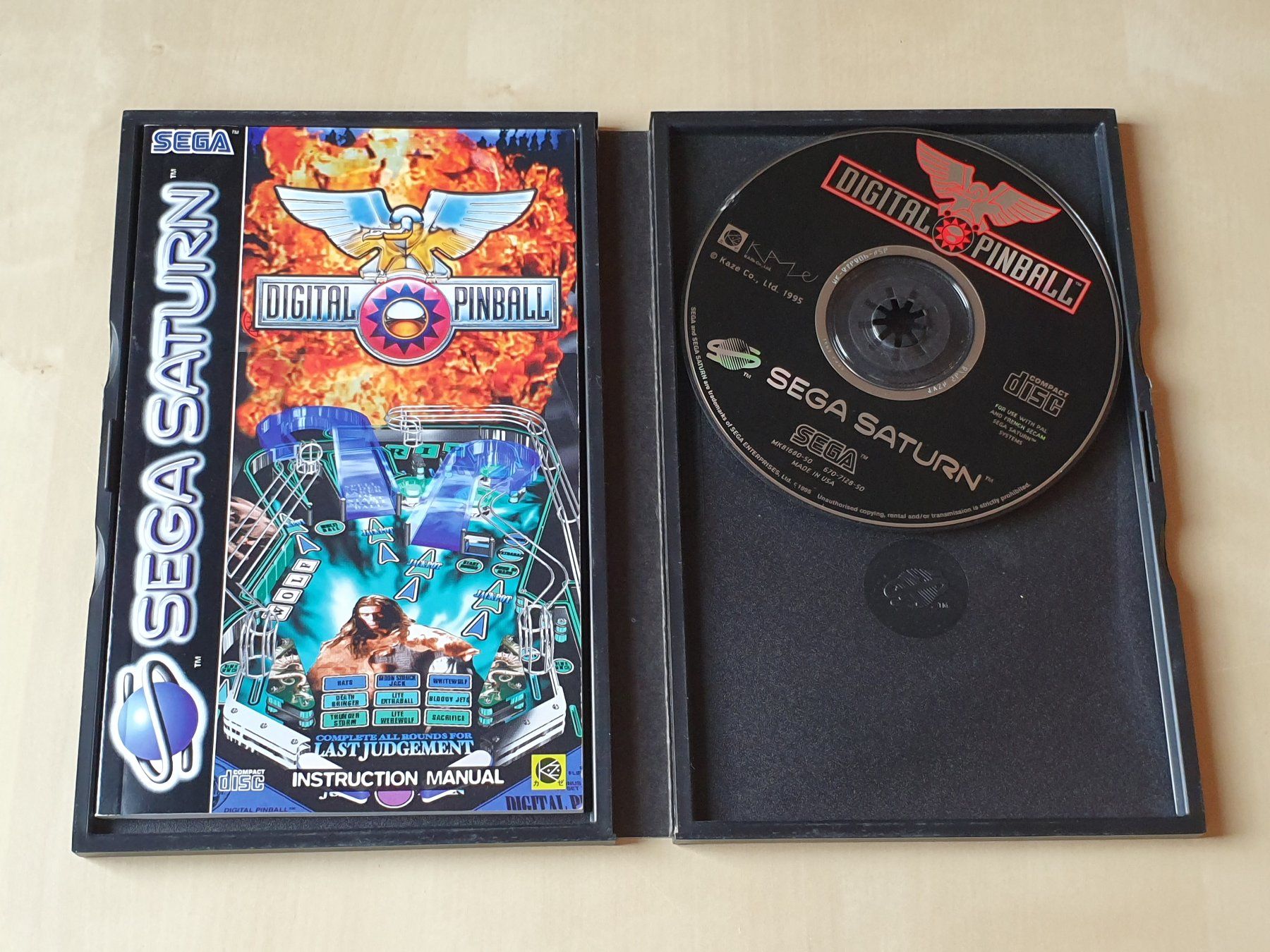Sega Giochi: Digital Pinball Sega Saturn – Usato da Stansstad venduto da collectorsshop 2