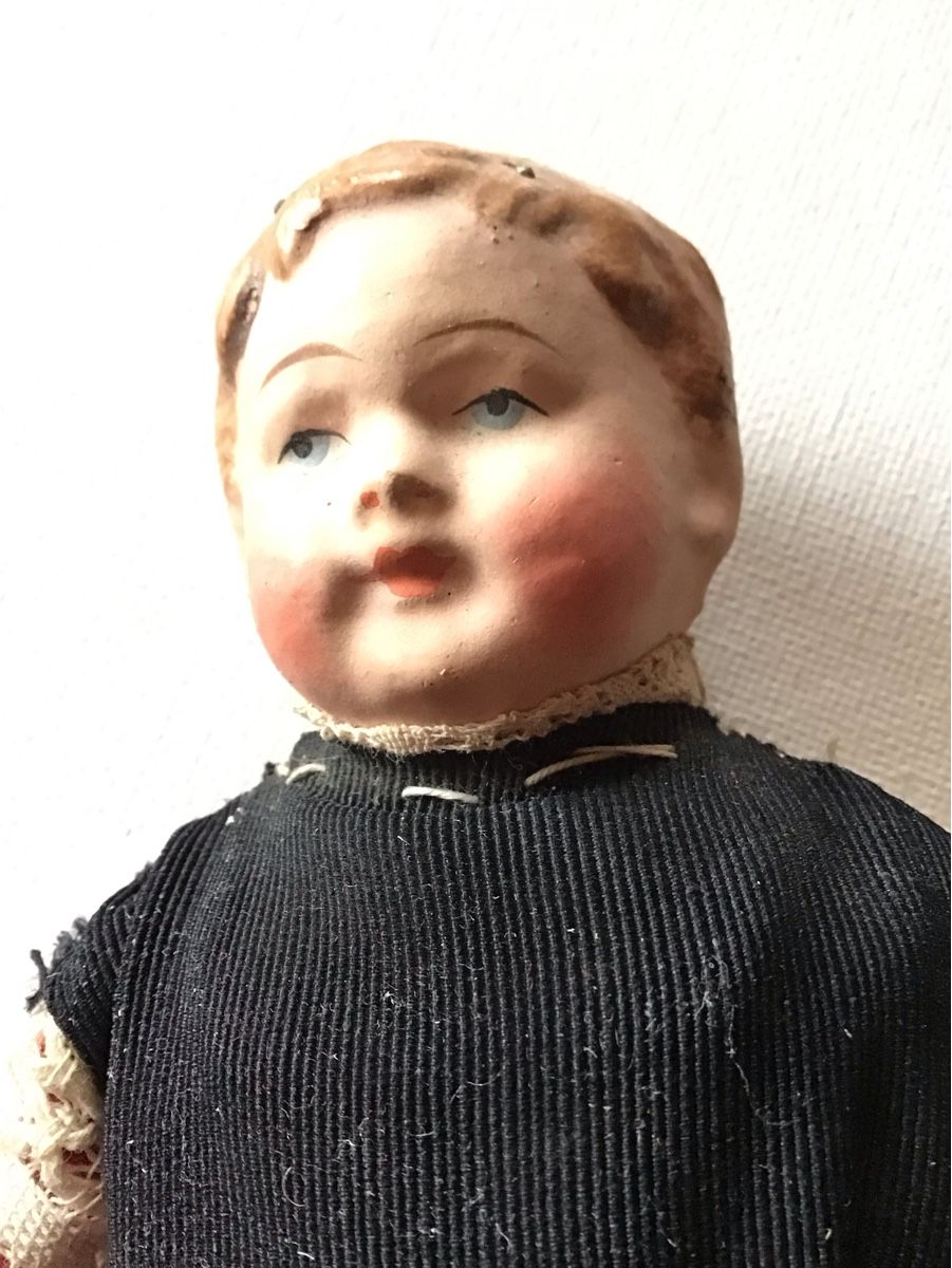 Puppen: Uralte Pappmachee Jungen Puppe – Gebraucht aus St. Gallen von Goldlilly 4