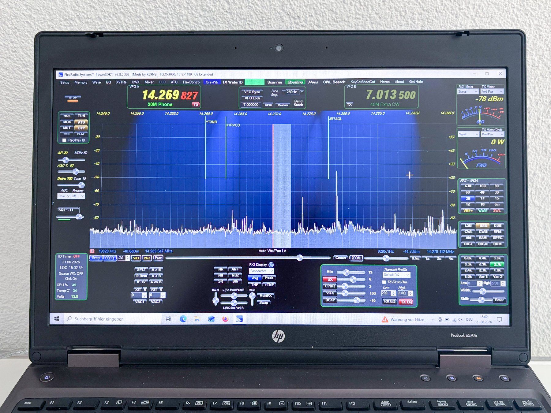 Funktechnik: Flexradio Flex-3000 + Laptop – Gebraucht aus Zürich von J2O 1