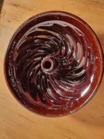 Antike Gugelhopfform, Keramik, braun glasiert, perfekt fü...