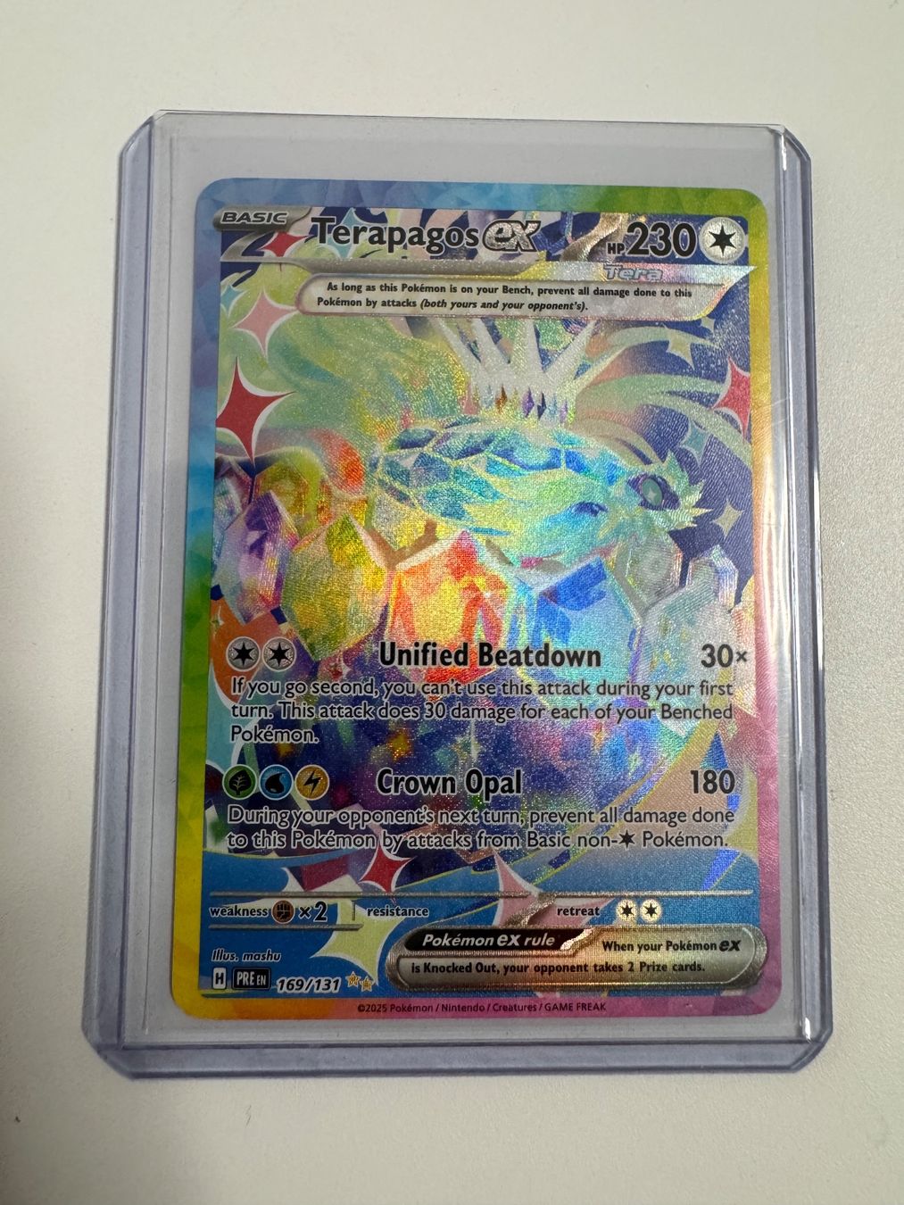 Pokémon Carte collezionabili: Terapagos ex PRE 169 – Nuovo (secondo la descrizione) da Winterthur venduto da hershanking