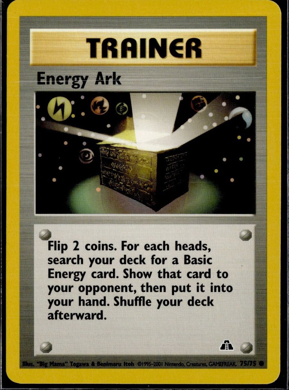 Pokémon Carte collezionabili: Energy ark 75/75 Neo discovery – Usato da Zürich venduto da pokemon_cards