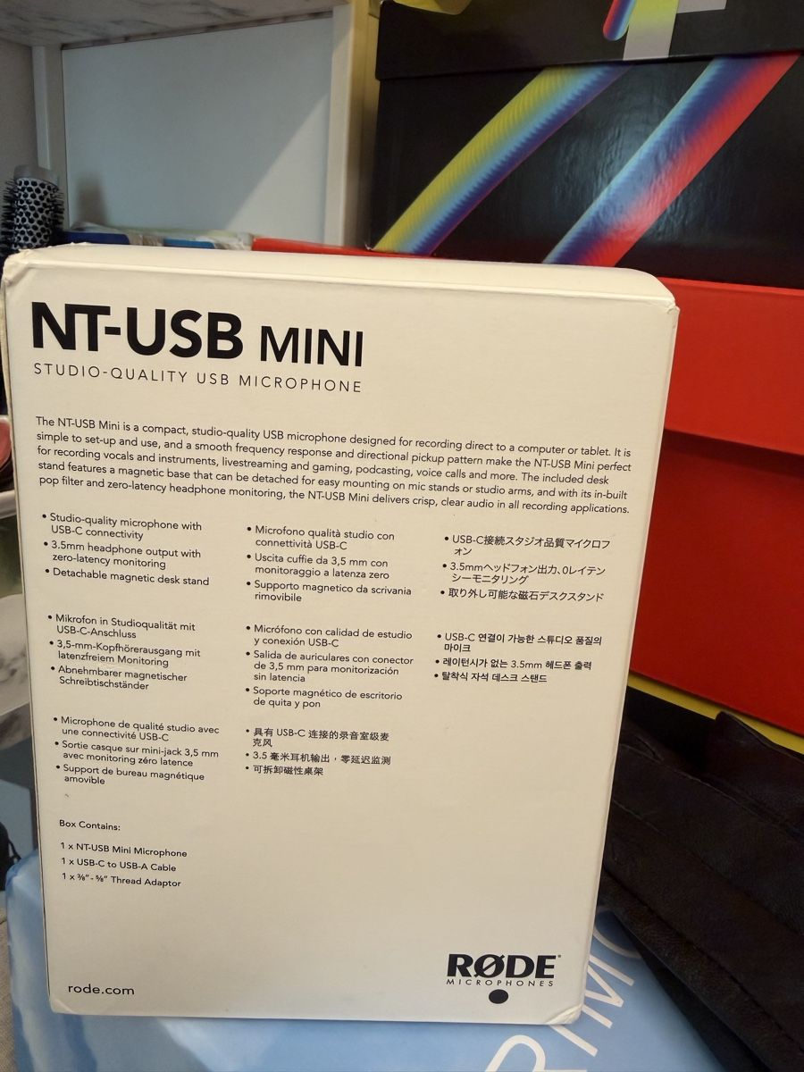 Røde Microfoni: Rode microphone – Nuovo e nell'imballaggio originale da Allschwil venduto da Figidindia 1