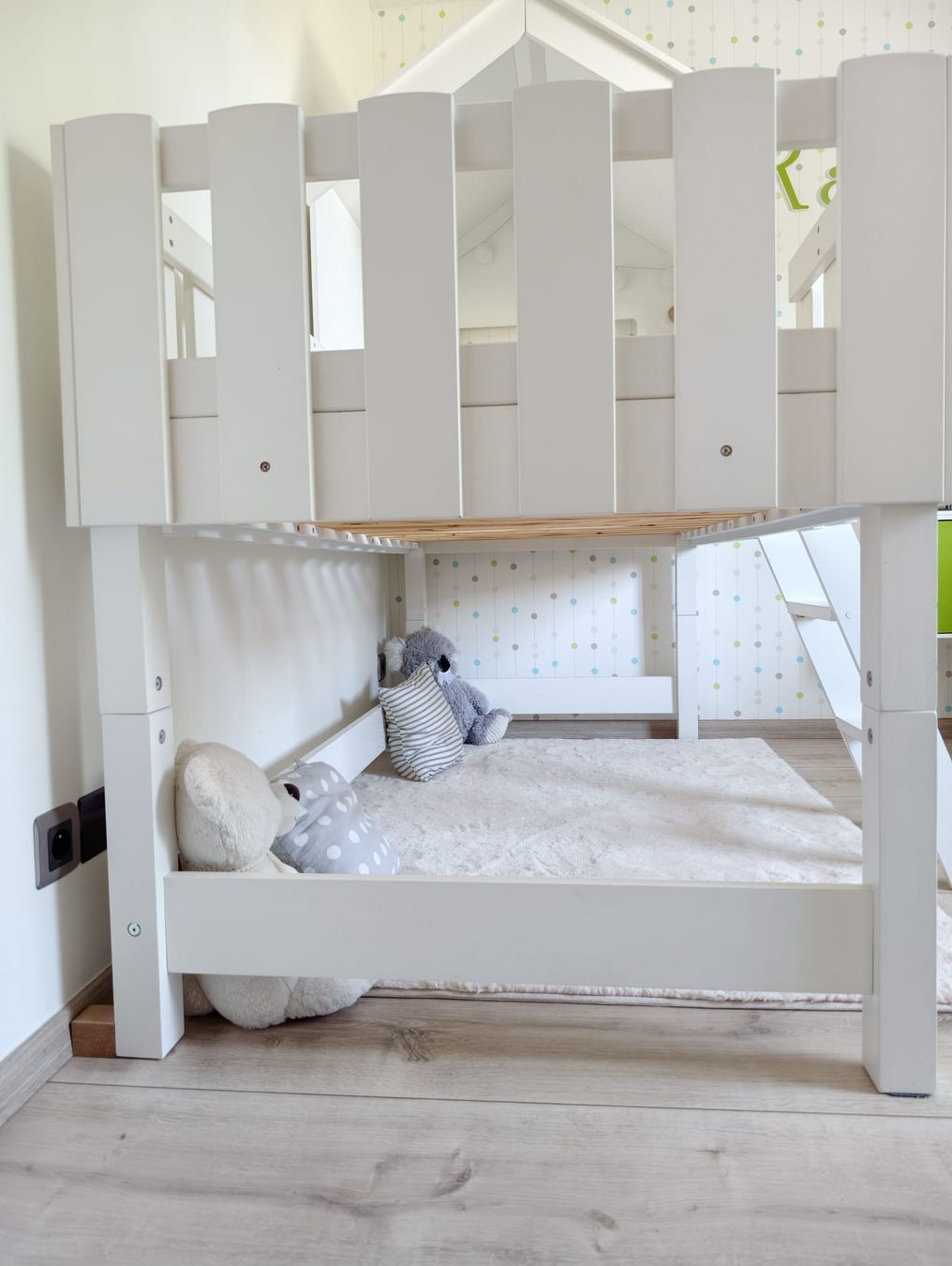 Letti: Lit enfant cabane modulable 90x190 cm + sommier + matelas – Usato da Meyrin venduto da san_d666 4