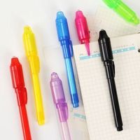 7 Stück Geheimstift Stifte mit UV-Licht
