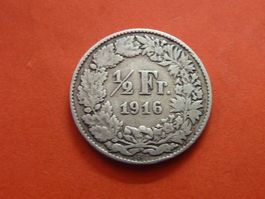 1/2 Fr.  1916