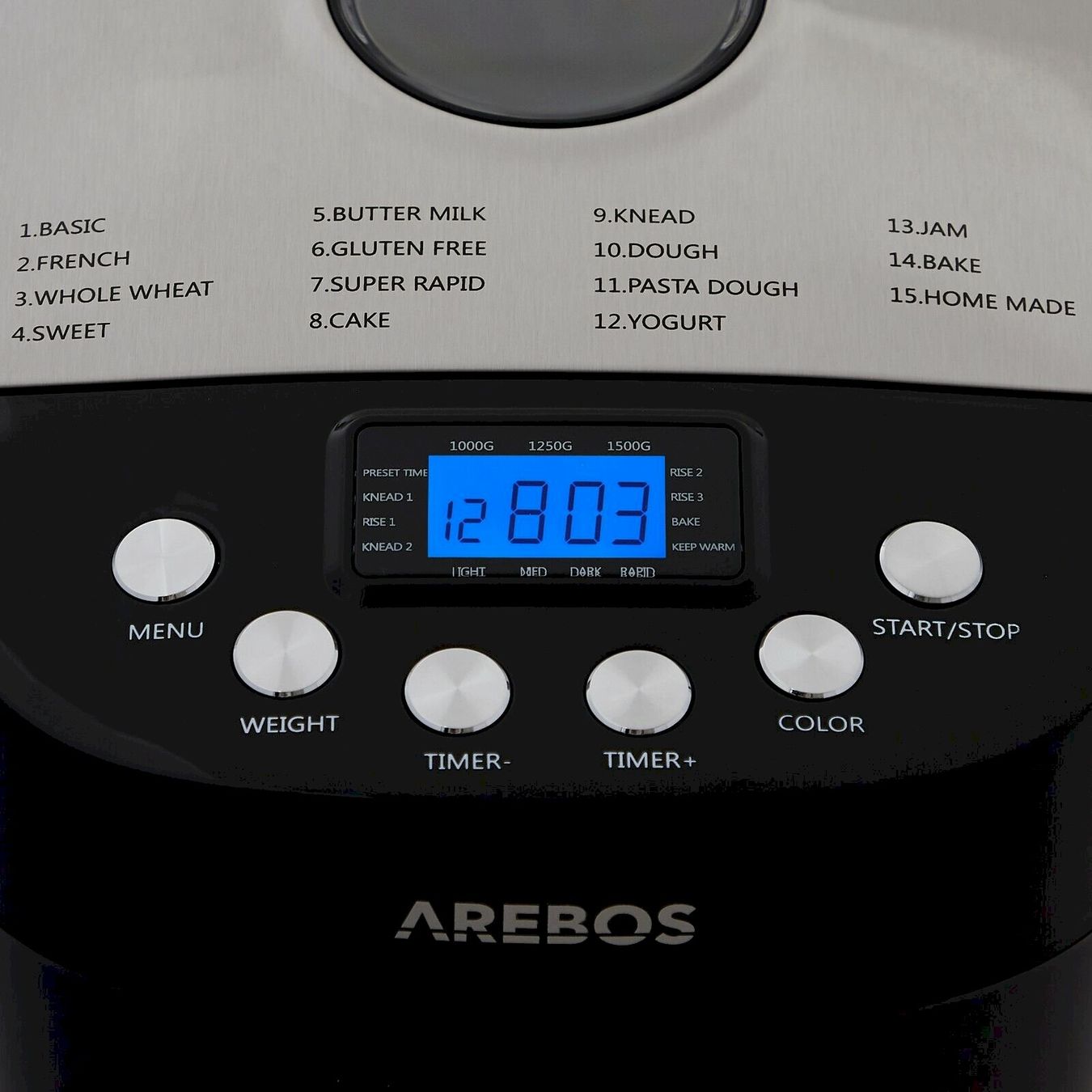 Appareils de cuisine: AREBOS Brotbackautomat Schwarz – Neuf avec emballage d'origine à Bottighofen par zaap 6